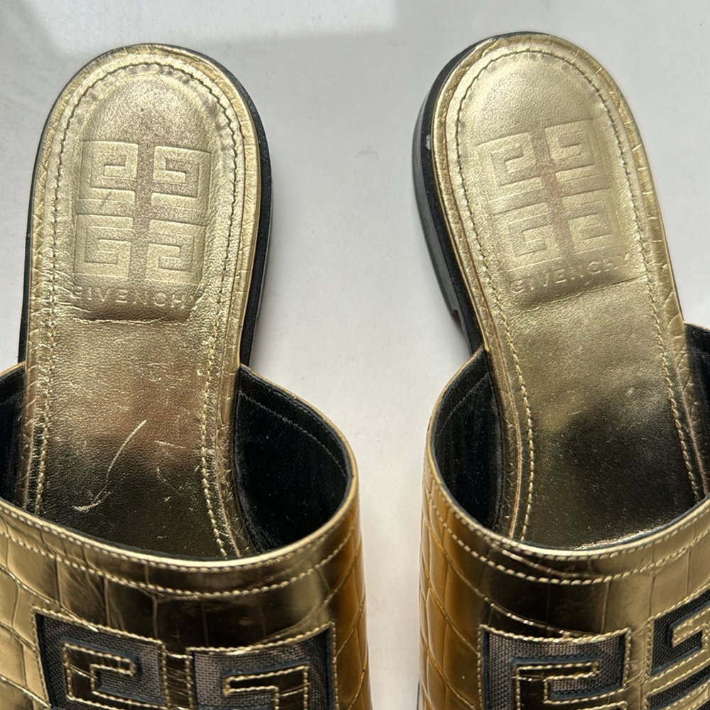 Givenchy 4G Metallic flat sandals - Picture 4 of 8